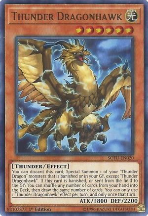 Thunder Dragonhawk (SOFU-EN020) - Soul Fusion Unlimited - Premium Yugioh Single from Konami - Just $0.59! Shop now at Game Crave Tournament Store