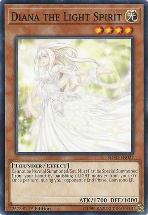 Diana the Light Spirit (SOFU-EN027) - Soul Fusion Unlimited - Premium Yugioh Single from Konami - Just $0.25! Shop now at Game Crave Tournament Store