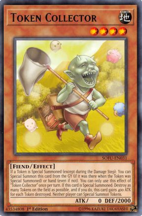 Token Collector (SOFU-EN031) - Soul Fusion 1st Edition - Premium Yugioh Single from Konami - Just $0.25! Shop now at Game Crave Tournament Store