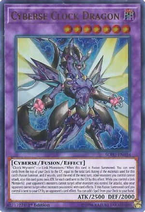 Cyberse Clock Dragon (SOFU-EN034) - Soul Fusion Unlimited - Premium Yugioh Single from Konami - Just $0.31! Shop now at Game Crave Tournament Store