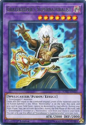 Gravekeeper's Supernaturalist (SOFU-EN035) - Soul Fusion 1st Edition - Premium Yugioh Single from Konami - Just $0.44! Shop now at Game Crave Tournament Store