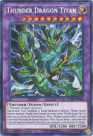 Thunder Dragon Titan (SOFU-EN036) - Soul Fusion 1st Edition - Premium Yugioh Single from Konami - Just $5.51! Shop now at Game Crave Tournament Store