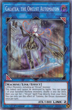 Galatea, the Orcust Automaton (SOFU-EN043) - Soul Fusion 1st Edition - Premium Yugioh Single from Konami - Just $1.27! Shop now at Game Crave Tournament Store