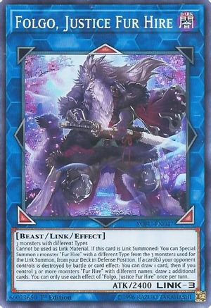 Folgo, Justice Fur Hire (SOFU-EN047) - Soul Fusion 1st Edition - Premium Yugioh Single from Konami - Just $0.40! Shop now at Game Crave Tournament Store