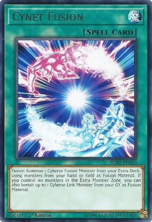 Cynet Fusion (SOFU-EN050) - Soul Fusion Unlimited - Premium Yugioh Single from Konami - Just $0.25! Shop now at Game Crave Tournament Store