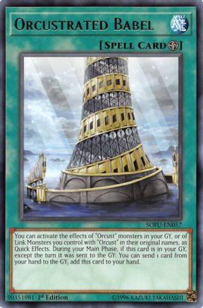 Orcustrated Babel (SOFU-EN057) - Soul Fusion Unlimited - Premium Yugioh Single from Konami - Just $0.60! Shop now at Game Crave Tournament Store