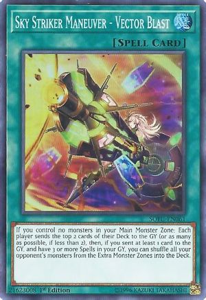 Sky Striker Maneuver - Vector Blast (SOFU-EN061) - Soul Fusion 1st Edition - Premium Yugioh Single from Konami - Just $0.54! Shop now at Game Crave Tournament Store