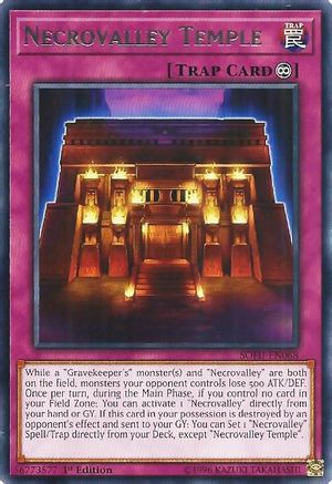 Necrovalley Temple (SOFU-EN068) - Soul Fusion Unlimited - Premium Yugioh Single from Konami - Just $0.30! Shop now at Game Crave Tournament Store