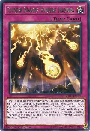 Thunder Dragons' Hundred Thunders (SOFU-EN072) - Soul Fusion Unlimited - Premium Yugioh Single from Konami - Just $0.25! Shop now at Game Crave Tournament Store