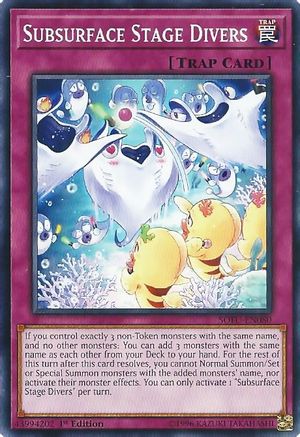 Subsurface Stage Divers (SOFU-EN080) - Soul Fusion Unlimited - Premium Yugioh Single from Konami - Just $0.25! Shop now at Game Crave Tournament Store