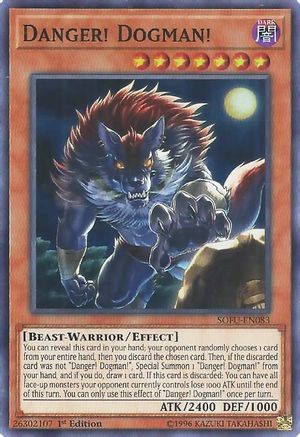 Danger! Dogman! (SOFU-EN083) - Soul Fusion Unlimited - Premium Yugioh Single from Konami - Just $0.13! Shop now at Game Crave Tournament Store
