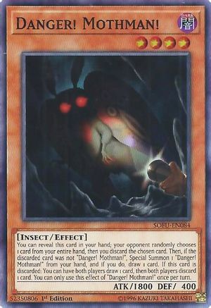 Danger! Mothman! (SOFU-EN084) - Soul Fusion 1st Edition - Premium Yugioh Single from Konami - Just $0.50! Shop now at Game Crave Tournament Store