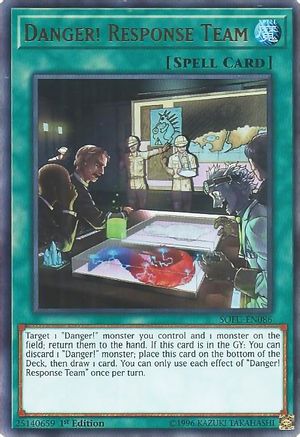 Danger! Response Team (SOFU-EN086) - Soul Fusion Unlimited - Premium Yugioh Single from Konami - Just $0.42! Shop now at Game Crave Tournament Store
