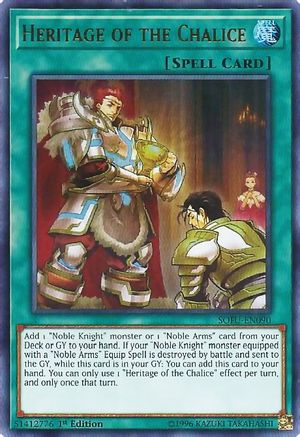 Heritage of the Chalice (SOFU-EN090) - Soul Fusion Unlimited - Premium Yugioh Single from Konami - Just $4.18! Shop now at Game Crave Tournament Store