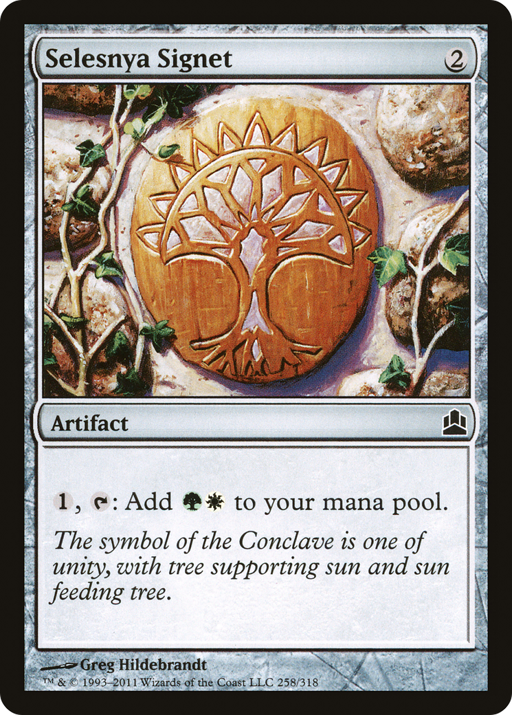 Selesnya Signet (CMD-258) - Commander 2011 - Premium MTG Single from Wizards of the Coast - Just $0.82! Shop now at Game Crave Tournament Store