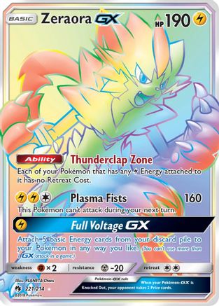 Zeraora-GX 221/214 - Lost Thunder Holofoil - Premium Pokemon Single from Nintendo - Just $19.15! Shop now at Game Crave Tournament Store