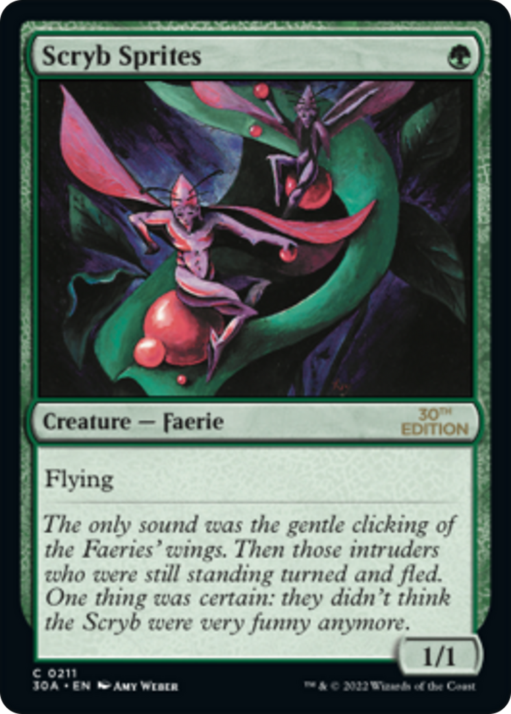 Scryb Sprites (30A-211) - 30th Anniversary Edition - Premium MTG Single from Wizards of the Coast - Just $0.10! Shop now at Game Crave Tournament Store