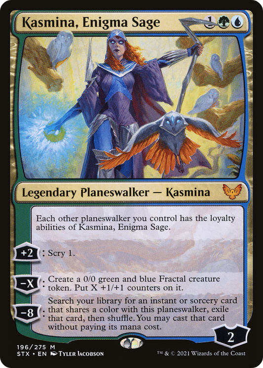 Kasmina, Enigma Sage (STX-196) - Strixhaven: School of Mages - Premium MTG Single from Wizards of the Coast - Just $0.22! Shop now at Game Crave Tournament Store