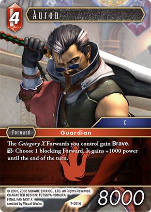Auron (OPUS VII) - Premium Final Fantasy Single from Opus VII - Just $0.25! Shop now at Game Crave Tournament Store