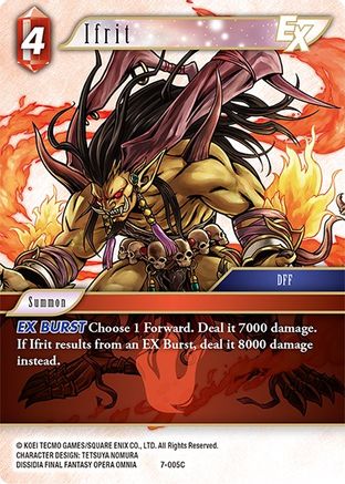 Ifrit EX (OPUS VII) Foil - Premium Final Fantasy Single from Opus VII - Just $0.33! Shop now at Game Crave Tournament Store
