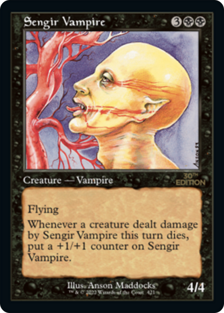 Sengir Vampire (30A-421) - 30th Anniversary Edition - Premium MTG Single from Wizards of the Coast - Just $115.99! Shop now at Game Crave Tournament Store
