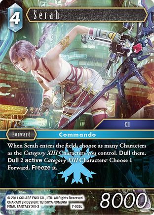 Serah (OPUS VII) Foil - Premium Final Fantasy Single from Opus VII - Just $4.70! Shop now at Game Crave Tournament Store