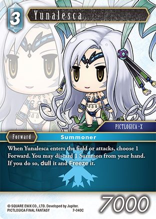 Yunalesca (OPUS VII) Foil - Premium Final Fantasy Single from Opus VII - Just $0.25! Shop now at Game Crave Tournament Store