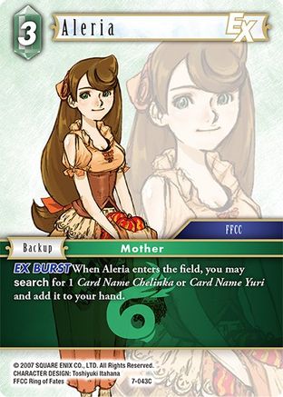Aleria EX (OPUS VII) Foil - Premium Final Fantasy Single from Opus VII - Just $0.62! Shop now at Game Crave Tournament Store
