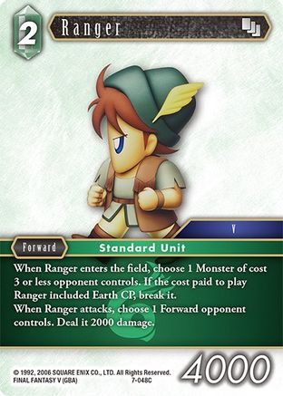 Ranger (OPUS VII) Foil - Premium Final Fantasy Single from Opus VII - Just $0.25! Shop now at Game Crave Tournament Store