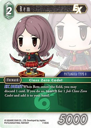 Rem EX (OPUS VII) - Premium Final Fantasy Single from Opus VII - Just $0.25! Shop now at Game Crave Tournament Store