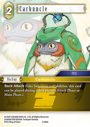 Carbuncle (OPUS VII) Foil - Premium Final Fantasy Single from Opus VII - Just $0.25! Shop now at Game Crave Tournament Store