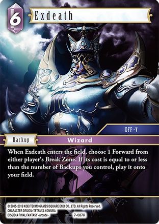 Exdeath (OPUS VII) Foil - Premium Final Fantasy Single from Opus VII - Just $0.25! Shop now at Game Crave Tournament Store