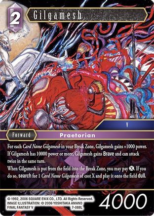 Gilgamesh (OPUS VII) Foil - Premium Final Fantasy Single from Opus VII - Just $1.57! Shop now at Game Crave Tournament Store
