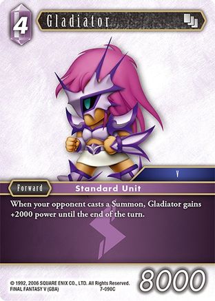 Gladiator (OPUS VII) Foil - Premium Final Fantasy Single from Opus VII - Just $0.25! Shop now at Game Crave Tournament Store