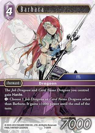 Barbara (OPUS VII) Foil - Premium Final Fantasy Single from Opus VII - Just $4.82! Shop now at Game Crave Tournament Store