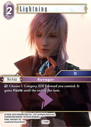 Lightning (OPUS VII) Foil - Premium Final Fantasy Single from Opus VII - Just $2.94! Shop now at Game Crave Tournament Store