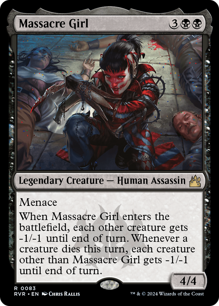 Massacre Girl (RVR-083) - Ravnica Remastered Foil - Premium MTG Single from Wizards of the Coast - Just $0.21! Shop now at Game Crave Tournament Store