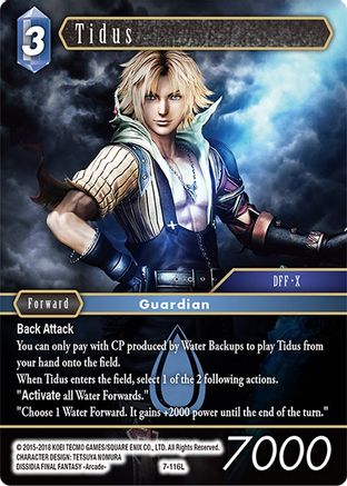 Tidus (7-116L) (OPUS VII) - Premium Final Fantasy Single from Opus VII - Just $0.95! Shop now at Game Crave Tournament Store