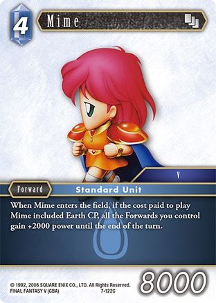 Mime (OPUS VII) Foil - Premium Final Fantasy Single from Opus VII - Just $0.25! Shop now at Game Crave Tournament Store