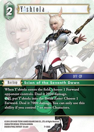 Y'shtola (OPUS VII) Foil - Premium Final Fantasy Single from Opus VII - Just $1.83! Shop now at Game Crave Tournament Store