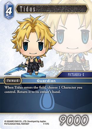 Tidus (7-117C) (OPUS VII) - Premium Final Fantasy Single from Opus VII - Just $0.25! Shop now at Game Crave Tournament Store