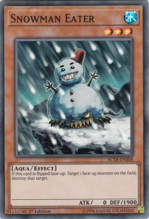 Snowman Eater (AC18-EN008) - Advent Calendar 2018 1st Edition - Premium Yugioh Single from Konami - Just $6.42! Shop now at Game Crave Tournament Store