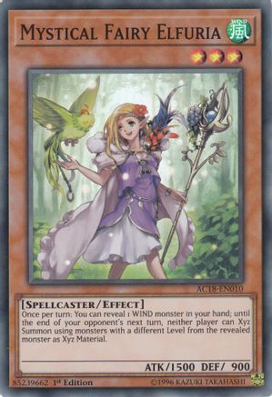 Mystical Fairy Elfuria (AC18-EN010) - Advent Calendar 2018 1st Edition - Premium Yugioh Single from Konami - Just $0.26! Shop now at Game Crave Tournament Store