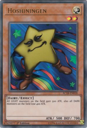 Hoshiningen (AC18-EN018) - Advent Calendar 2018 1st Edition - Premium Yugioh Single from Konami - Just $0.23! Shop now at Game Crave Tournament Store