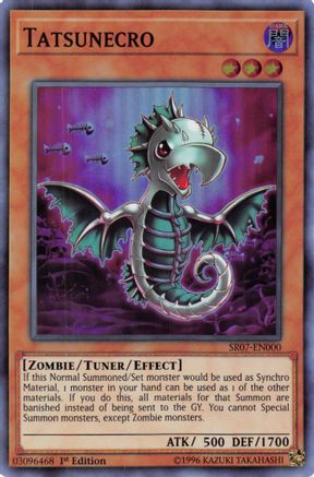 Tatsunecro (SR07-EN000) - Structure Deck: Zombie Horde 1st Edition - Premium Yugioh Single from Konami - Just $0.25! Shop now at Game Crave Tournament Store