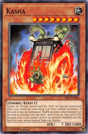 Kasha (SR07-EN004) - Structure Deck: Zombie Horde 1st Edition - Premium Yugioh Single from Konami - Just $0.25! Shop now at Game Crave Tournament Store