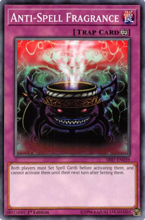 Anti-Spell Fragrance (SR07-EN039) - Structure Deck: Zombie Horde 1st Edition - Premium Yugioh Single from Konami - Just $0.38! Shop now at Game Crave Tournament Store