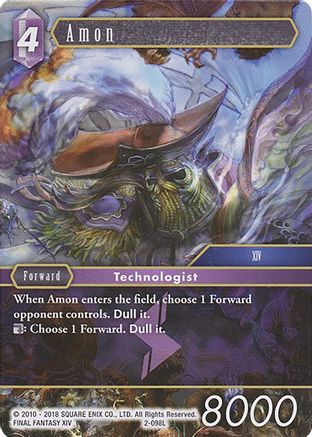 Amon - 2-098L (DECK EXCLUSIVE CARDS) - Premium Final Fantasy Single from Deck Exclusive Cards - Just $0.33! Shop now at Game Crave Tournament Store