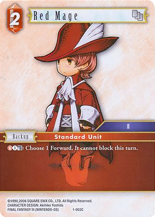 Red Mage (Arc) - 1-003C (DECK EXCLUSIVE CARDS) - Premium Final Fantasy Single from Deck Exclusive Cards - Just $0.25! Shop now at Game Crave Tournament Store