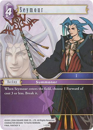 Seymour - 1-137R (DECK EXCLUSIVE CARDS) - Premium Final Fantasy Single from Deck Exclusive Cards - Just $0.83! Shop now at Game Crave Tournament Store